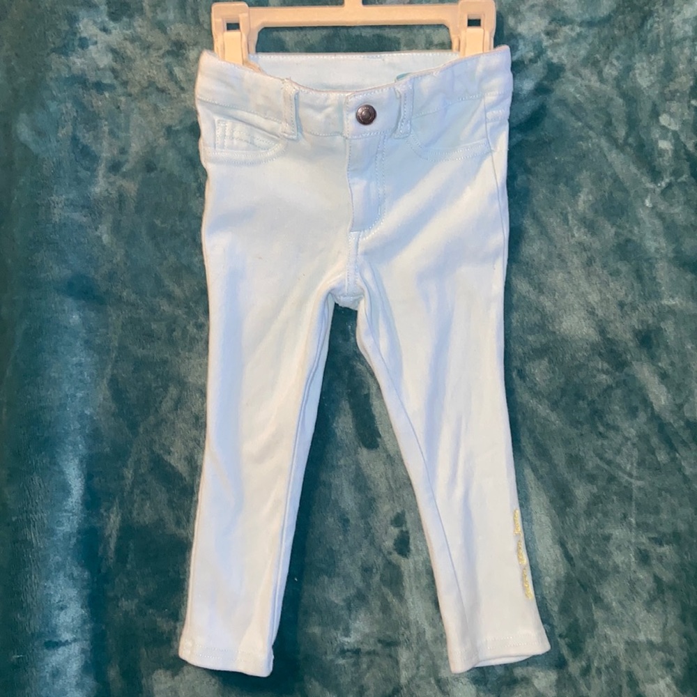 BUNDLE DISCOUNTS! sz 3 Calvin Klein Jeans stretchy light blue toddler sizeable